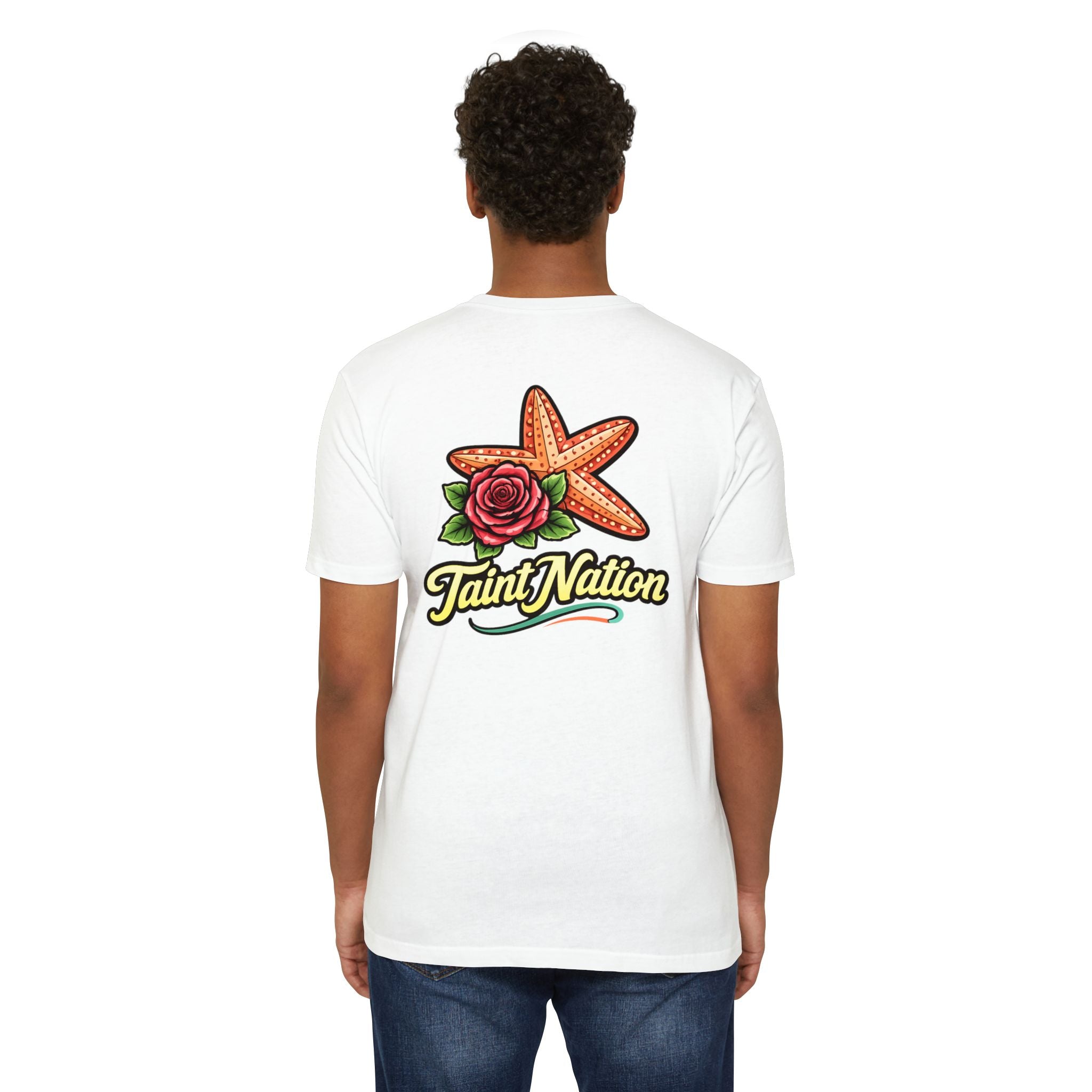 T-Shirt - 'Taint Nation' Starfish & Rose Graphic Tee