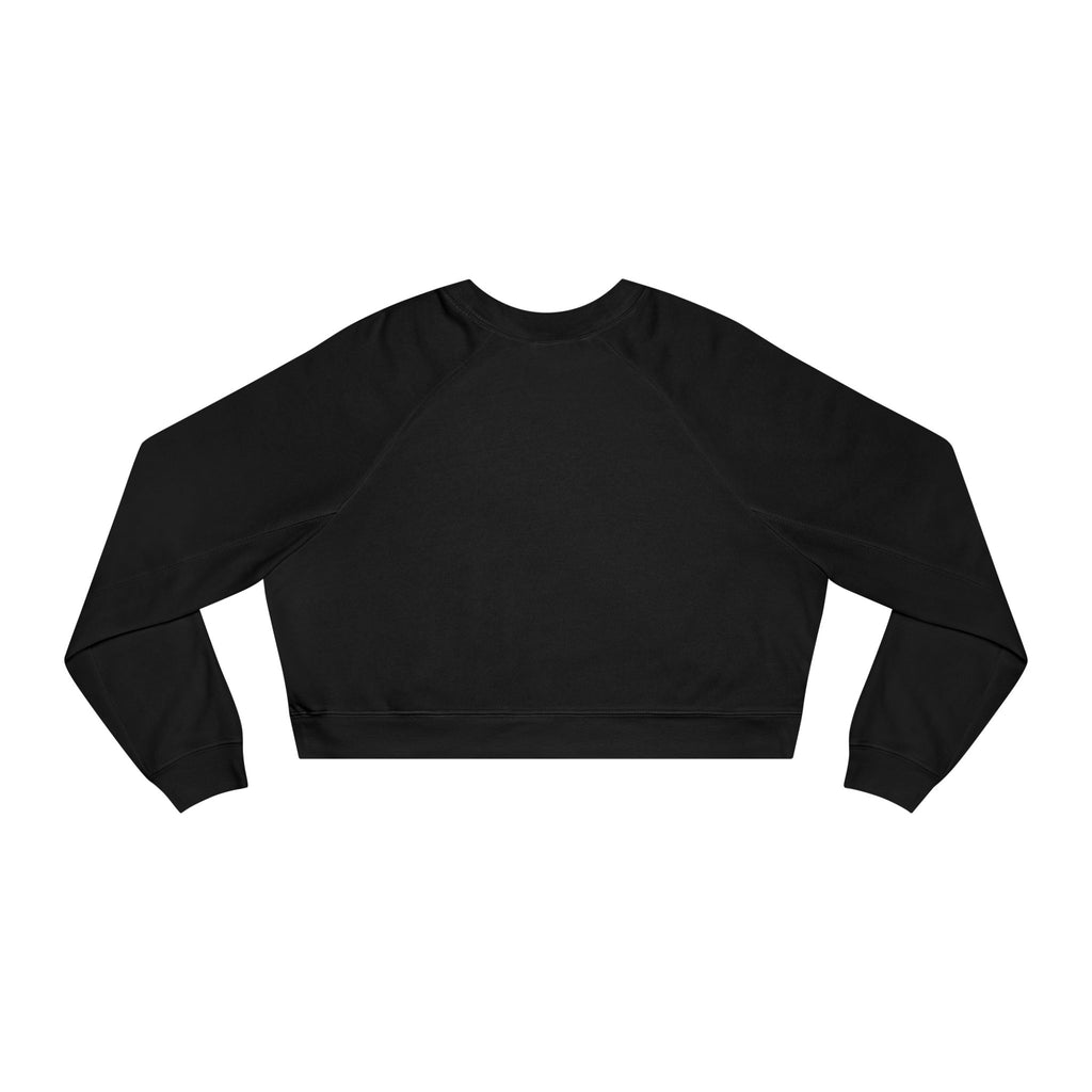 Cropped Pullover — 'Bad Decisions Co.' Retro Script Cropped Fleece