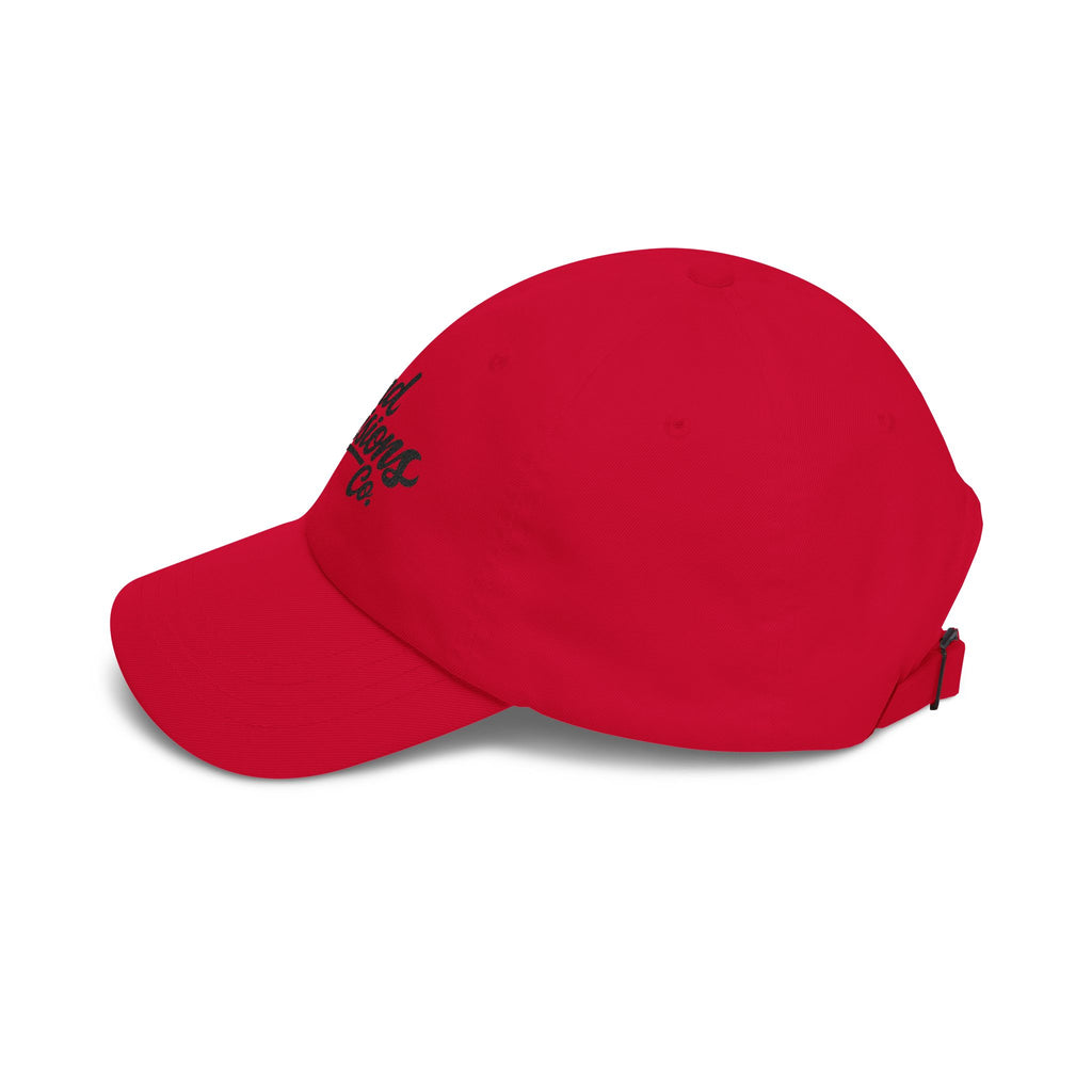 Bad Decisions Co. Classic Dad Cap — Embroidered Retro Script Baseball Hat