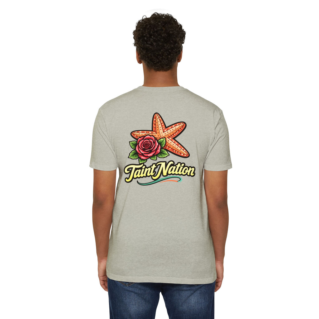 T-Shirt - 'Taint Nation' Starfish & Rose Graphic Tee