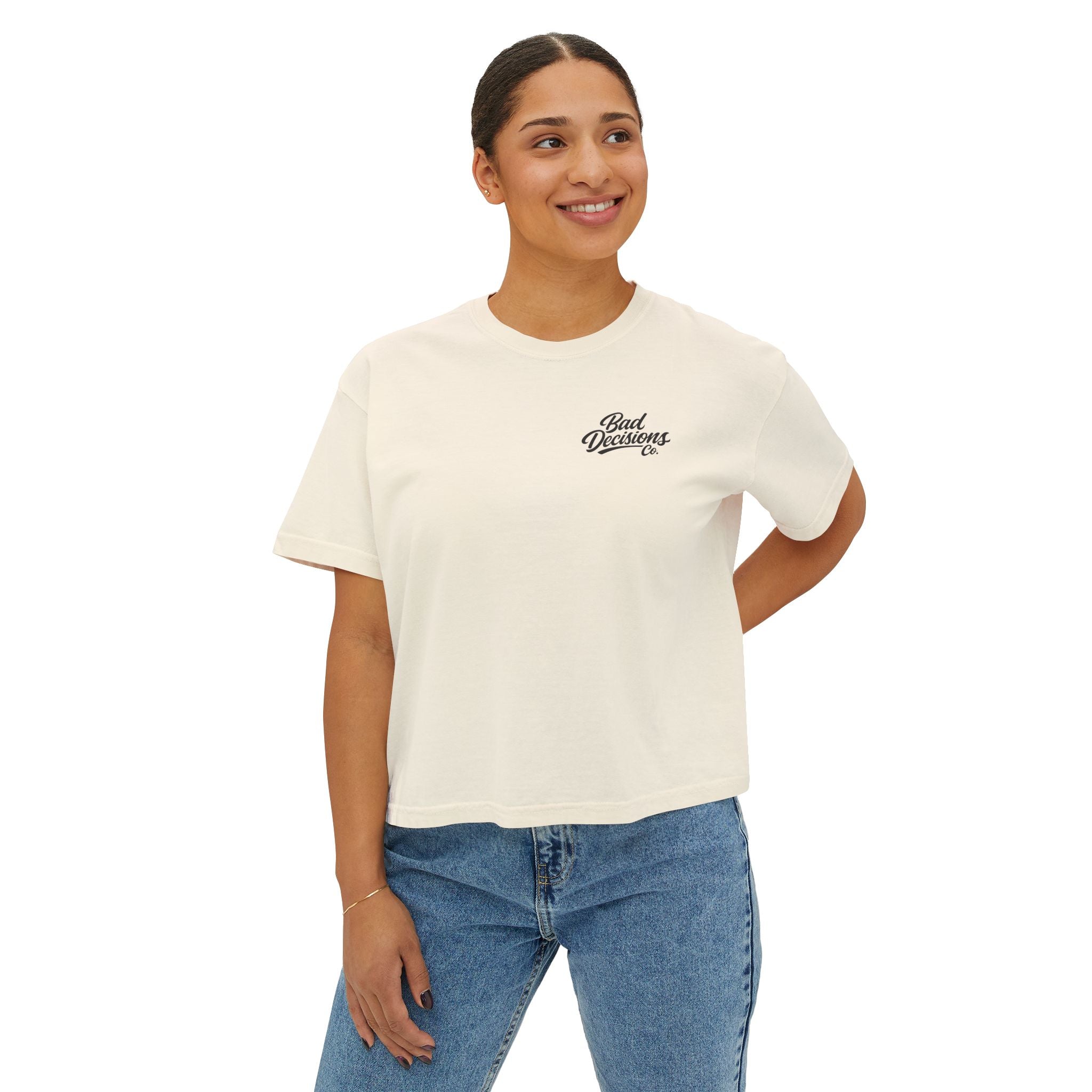 'Taint Nuthin' Women's Boxy Cropped T‑Shirt