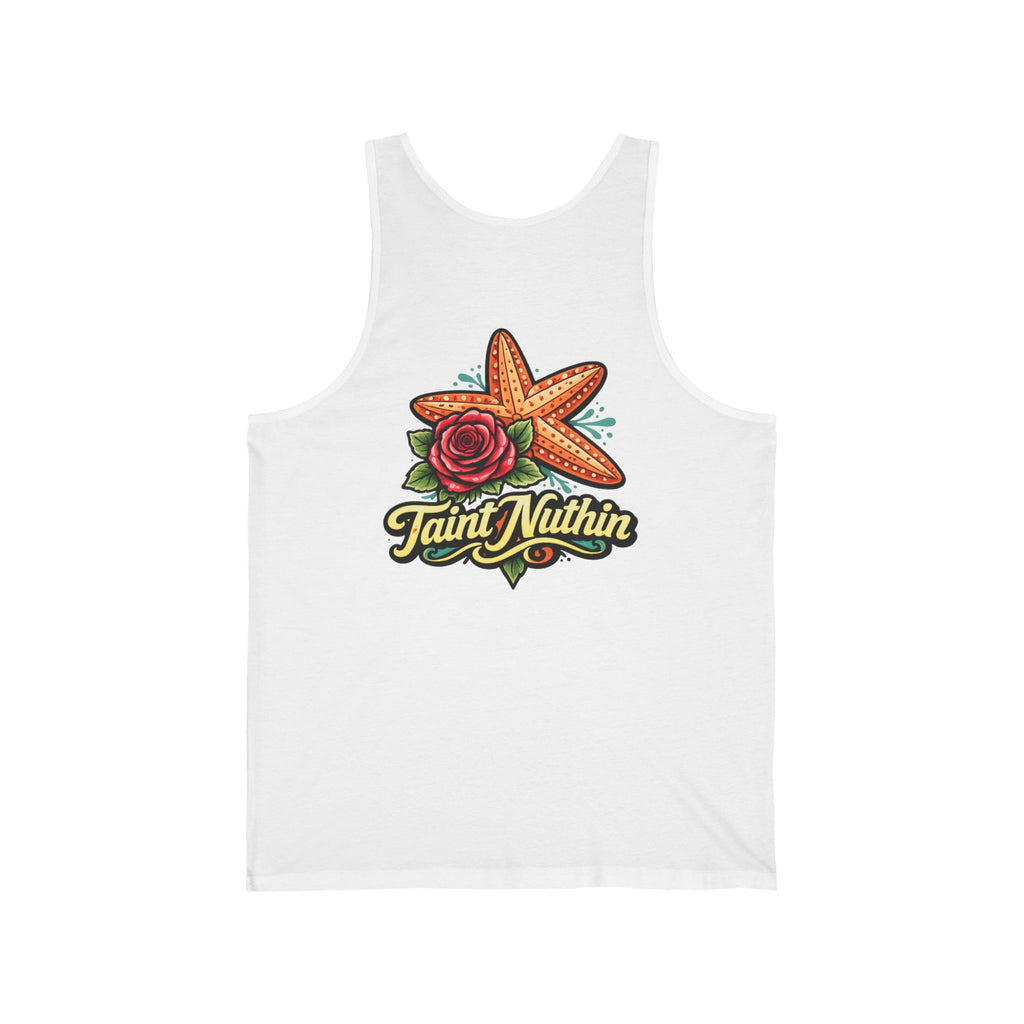 Starfish Rose Taint Nuthin Tank | Beach Graphic Summer Sleeveless Top