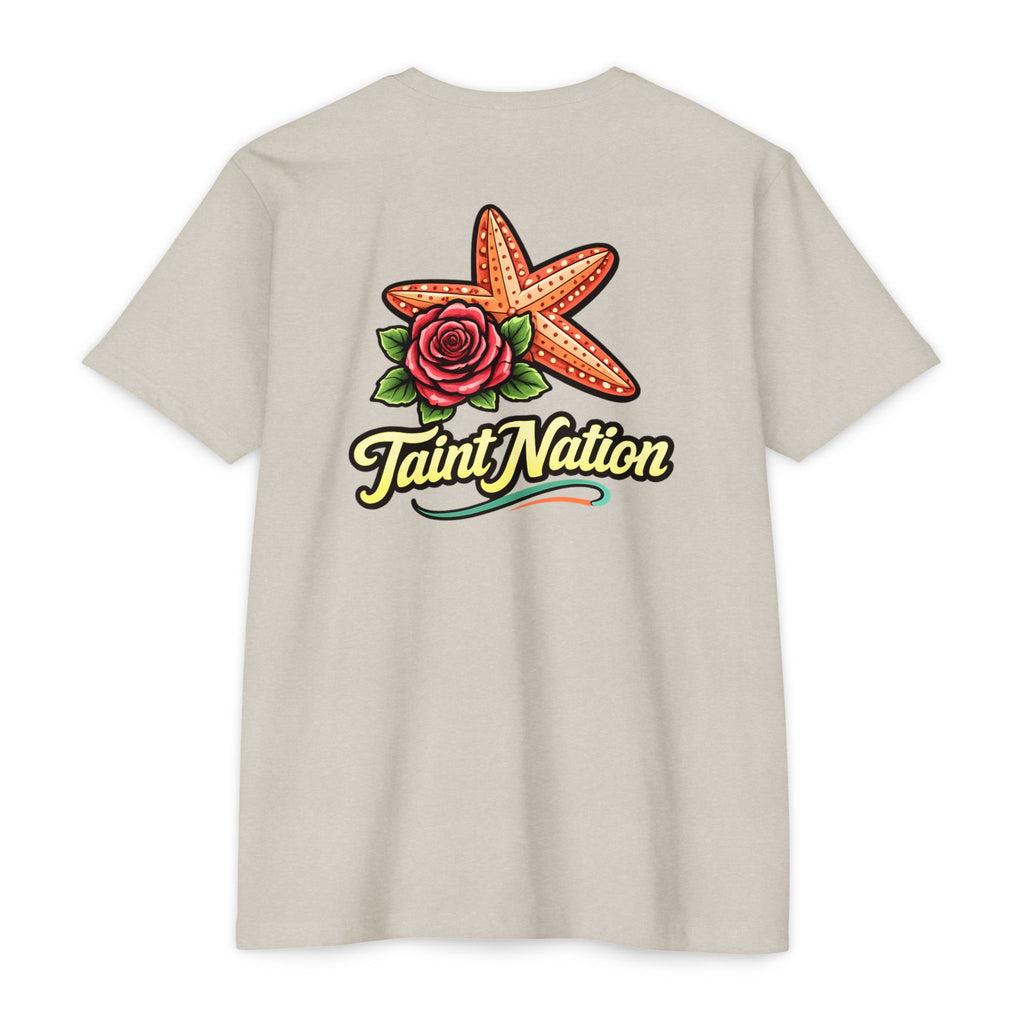 T-Shirt - 'Taint Nation' Starfish & Rose Graphic Tee