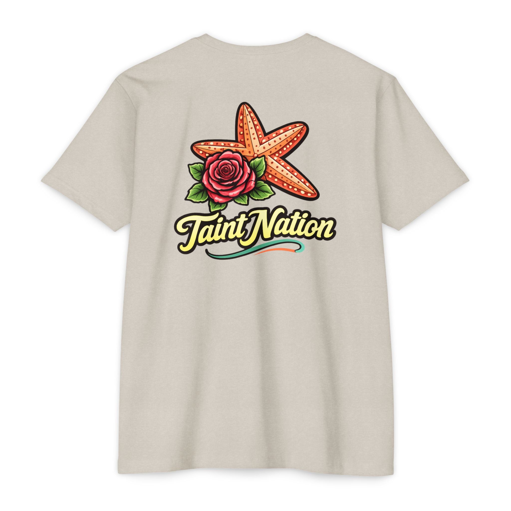 T-Shirt - 'Taint Nation' Starfish & Rose Graphic Tee