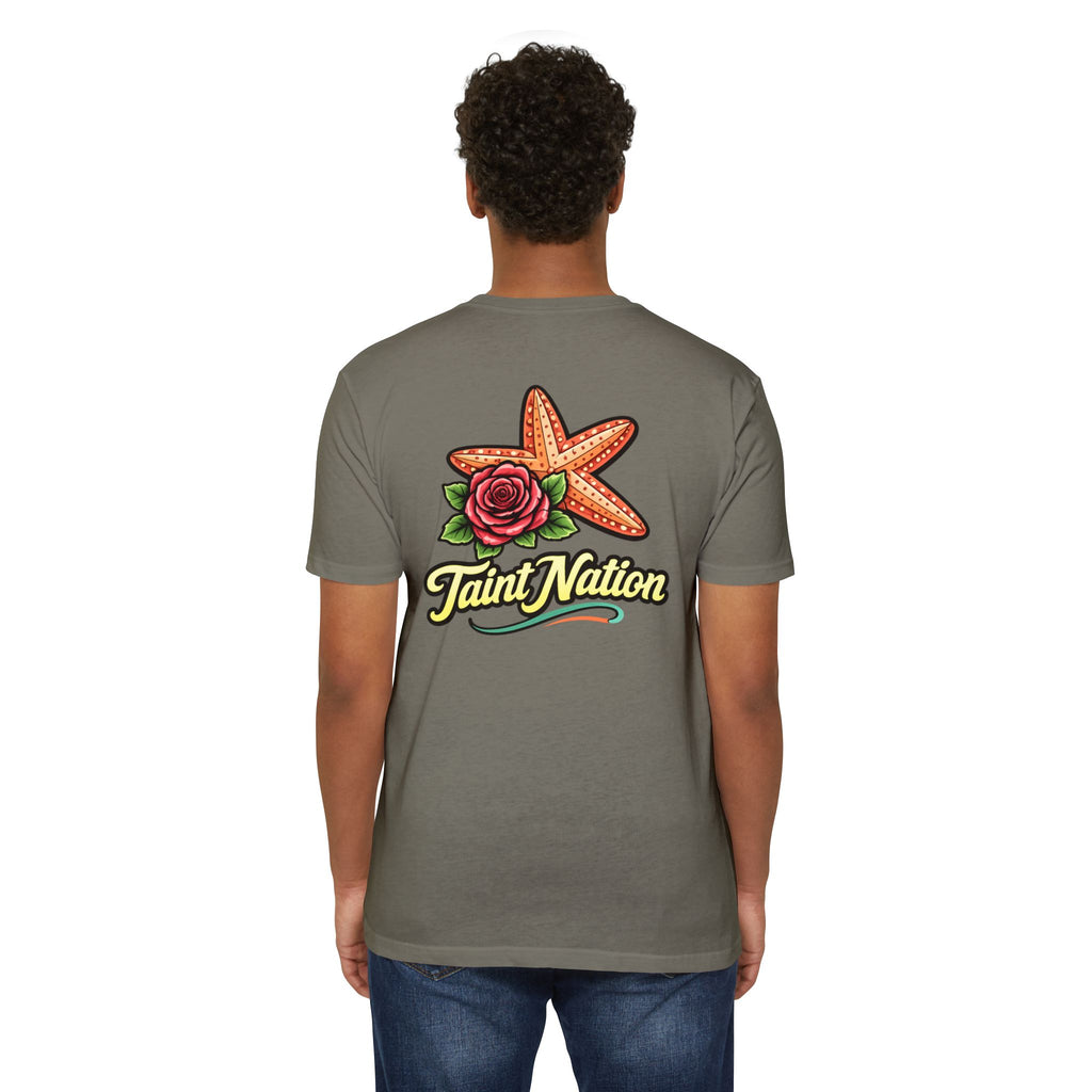 T-Shirt - 'Taint Nation' Starfish & Rose Graphic Tee