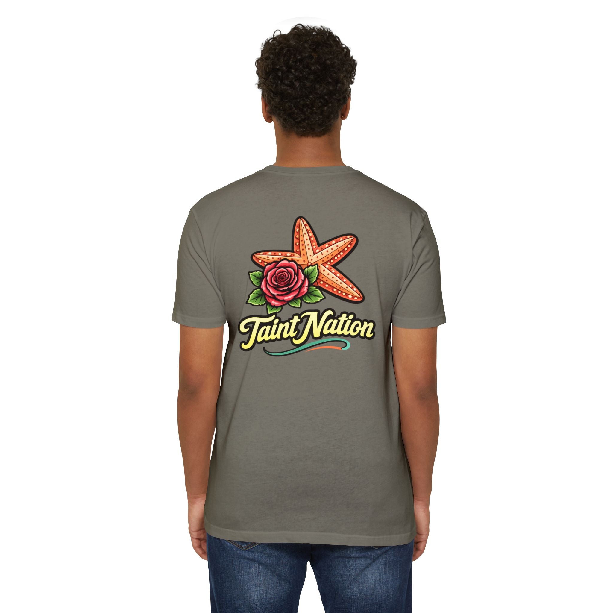 T-Shirt - 'Taint Nation' Starfish & Rose Graphic Tee