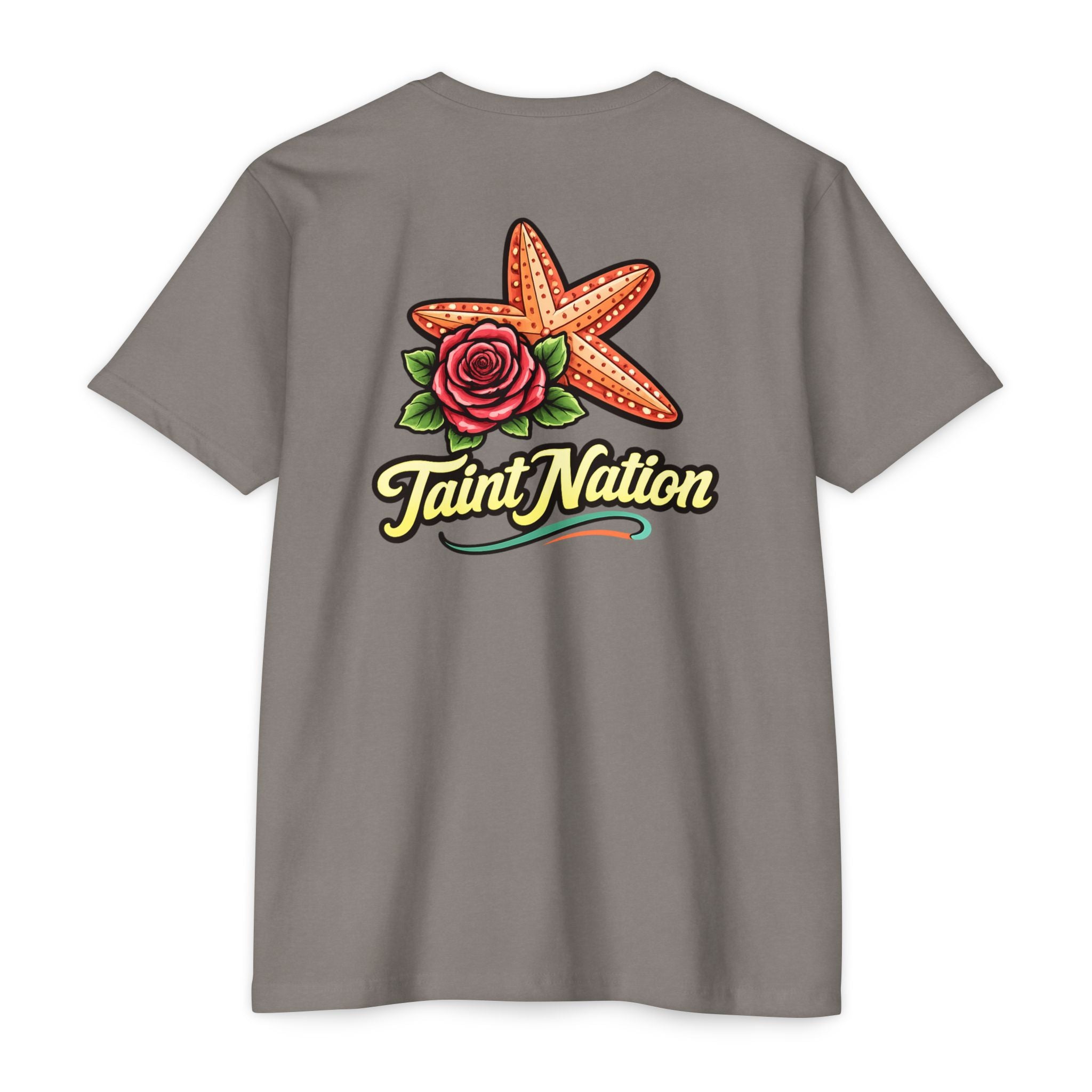 T-Shirt - 'Taint Nation' Starfish & Rose Graphic Tee