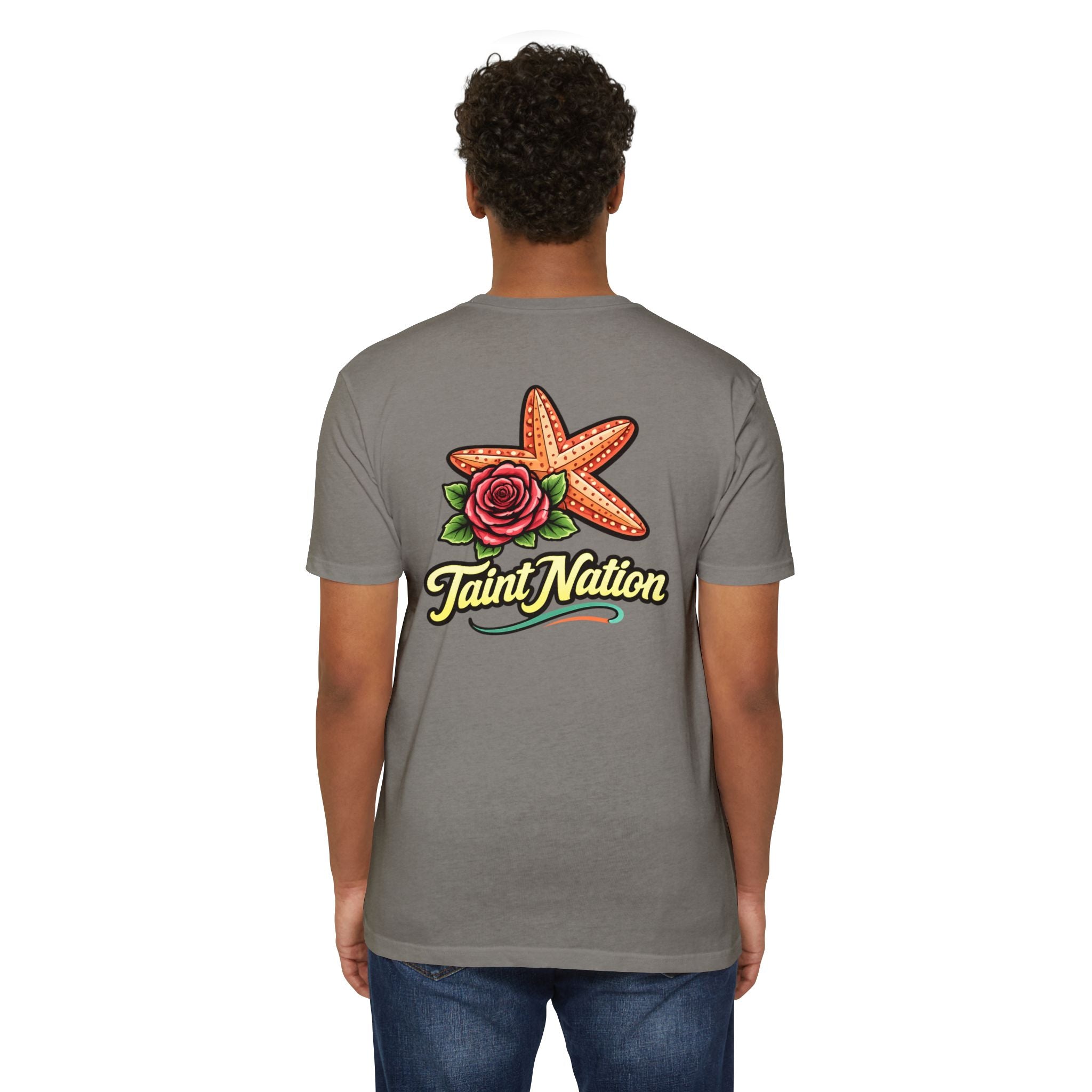 T-Shirt - 'Taint Nation' Starfish & Rose Graphic Tee