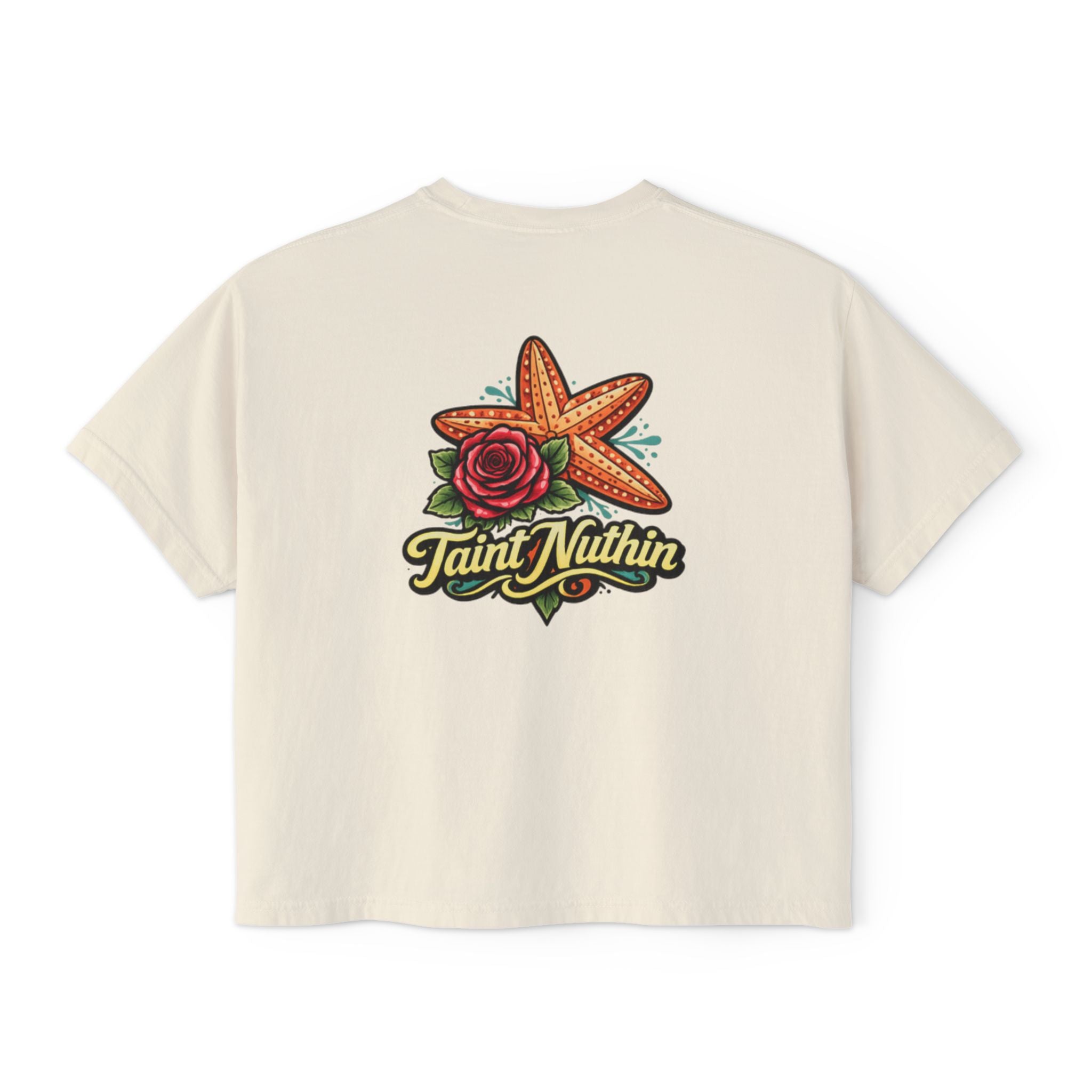 'Taint Nuthin' Women's Boxy Cropped T‑Shirt