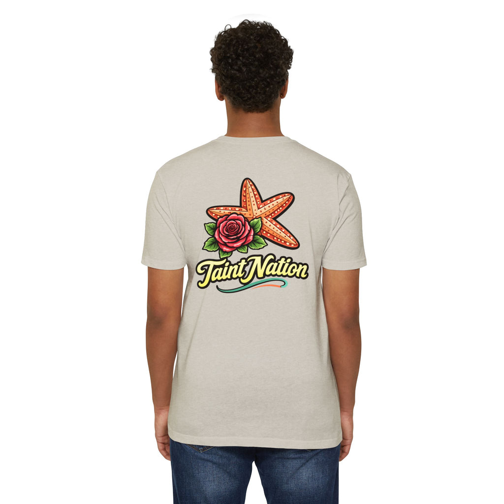 T-Shirt - 'Taint Nation' Starfish & Rose Graphic Tee
