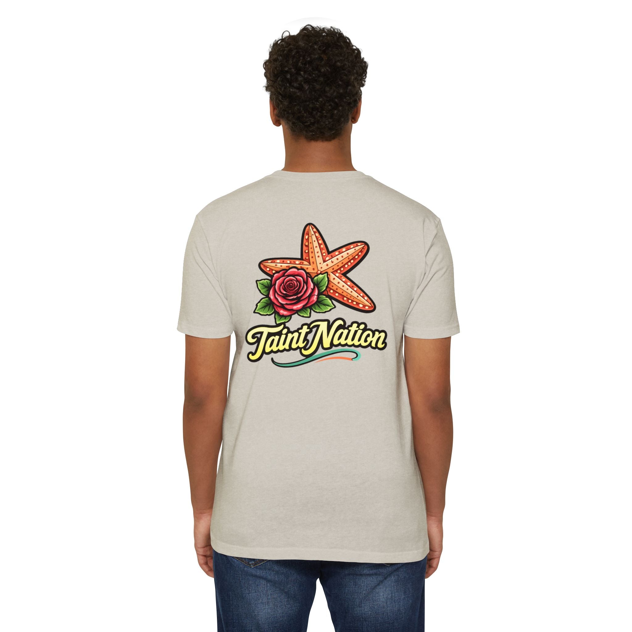 T-Shirt - 'Taint Nation' Starfish & Rose Graphic Tee