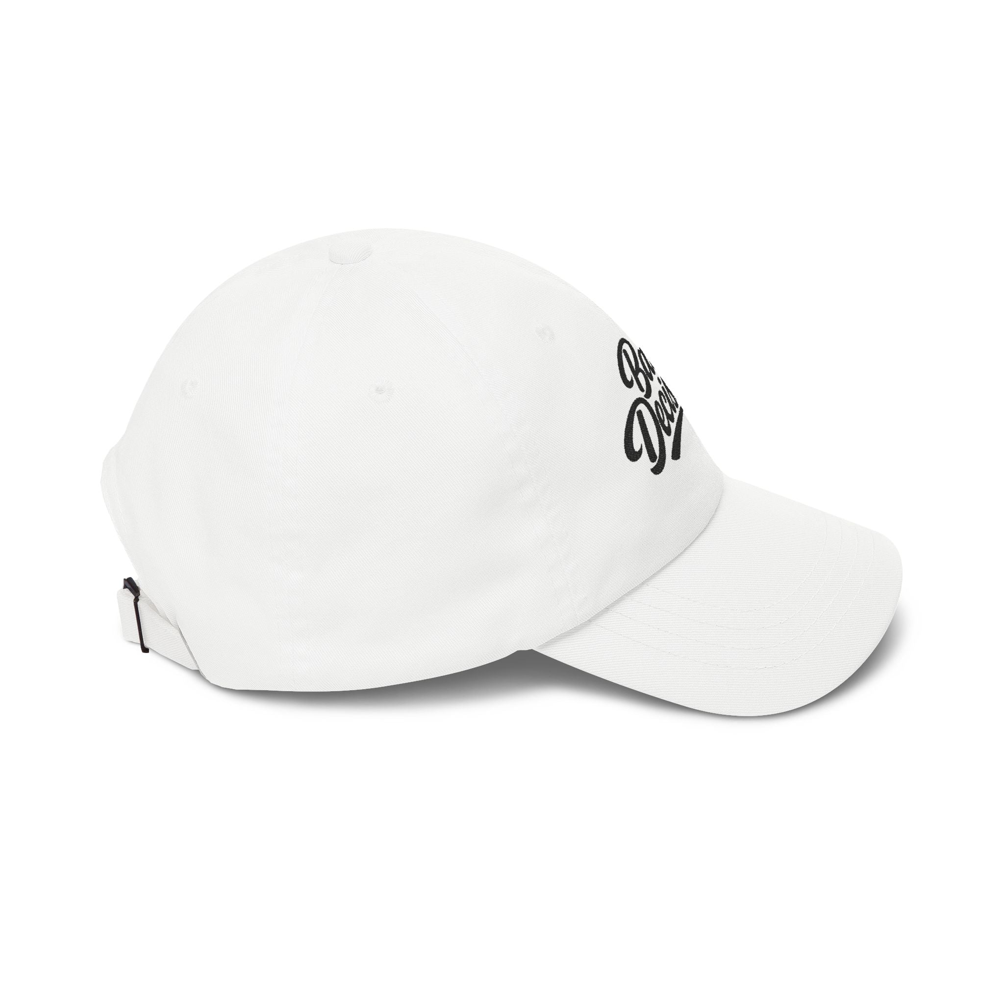 Bad Decisions Co. Classic Dad Cap — Embroidered Retro Script Baseball Hat