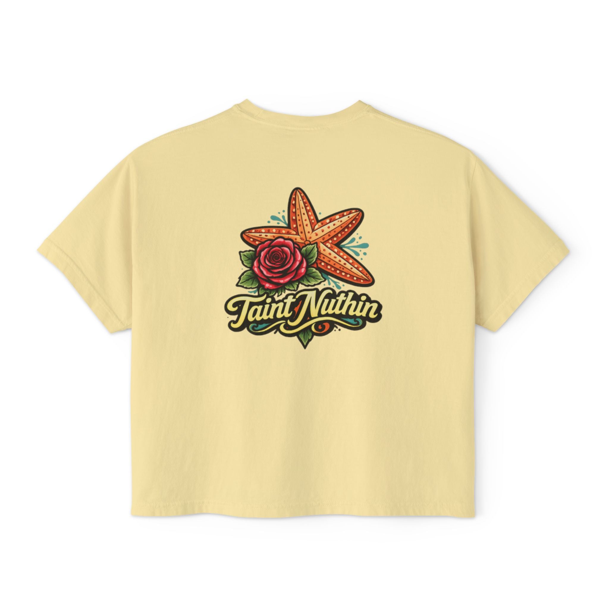 'Taint Nuthin' Women's Boxy Cropped T‑Shirt