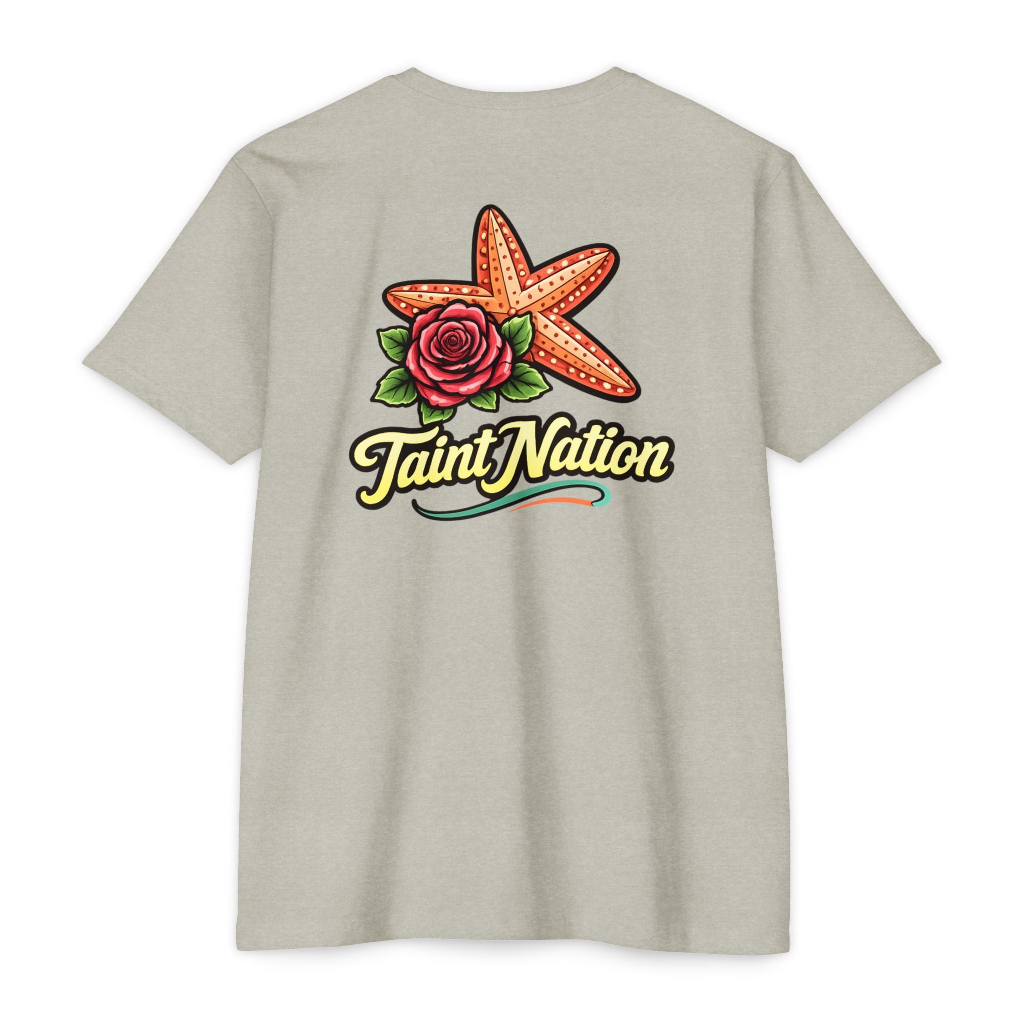T-Shirt - 'Taint Nation' Starfish & Rose Graphic Tee