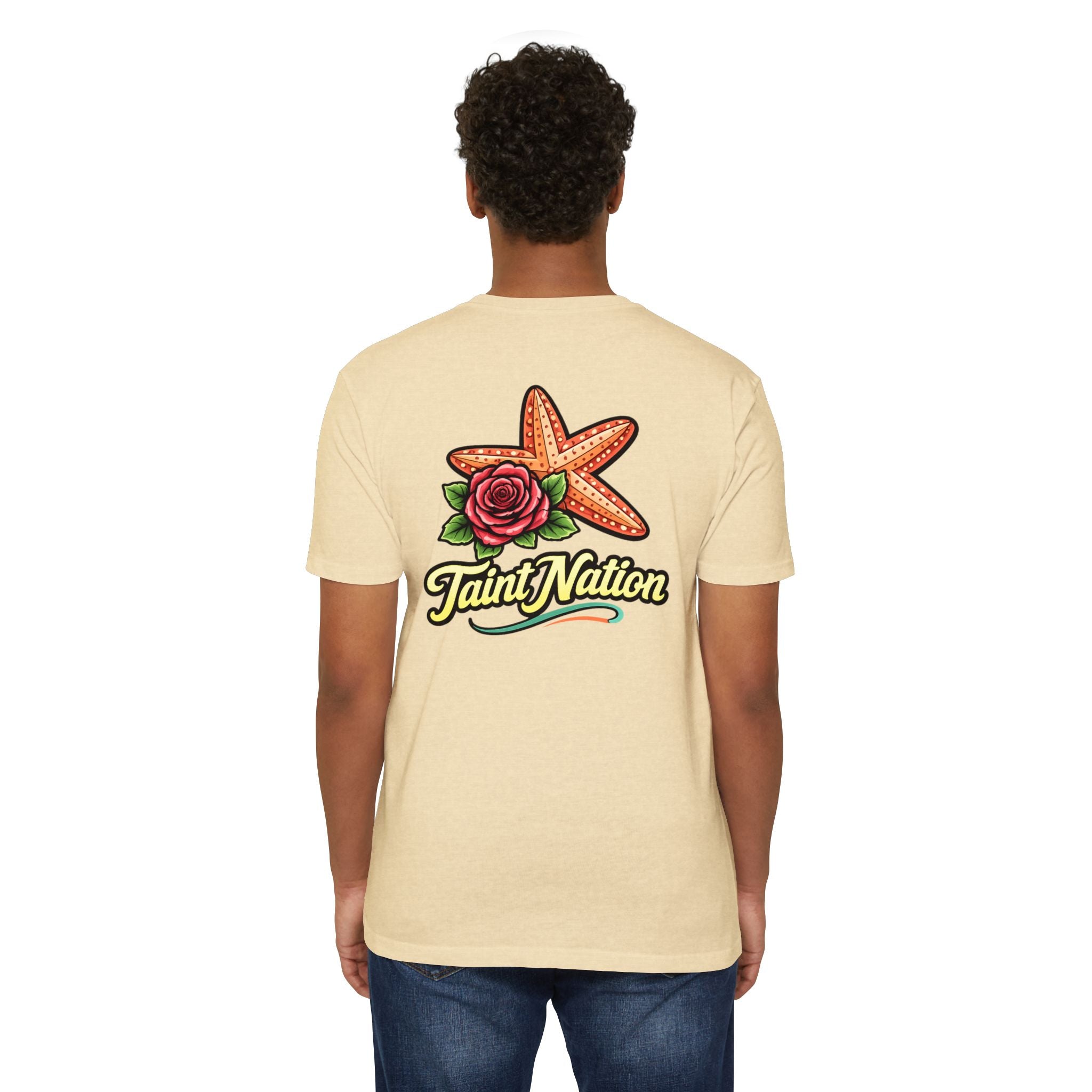 T-Shirt - 'Taint Nation' Starfish & Rose Graphic Tee