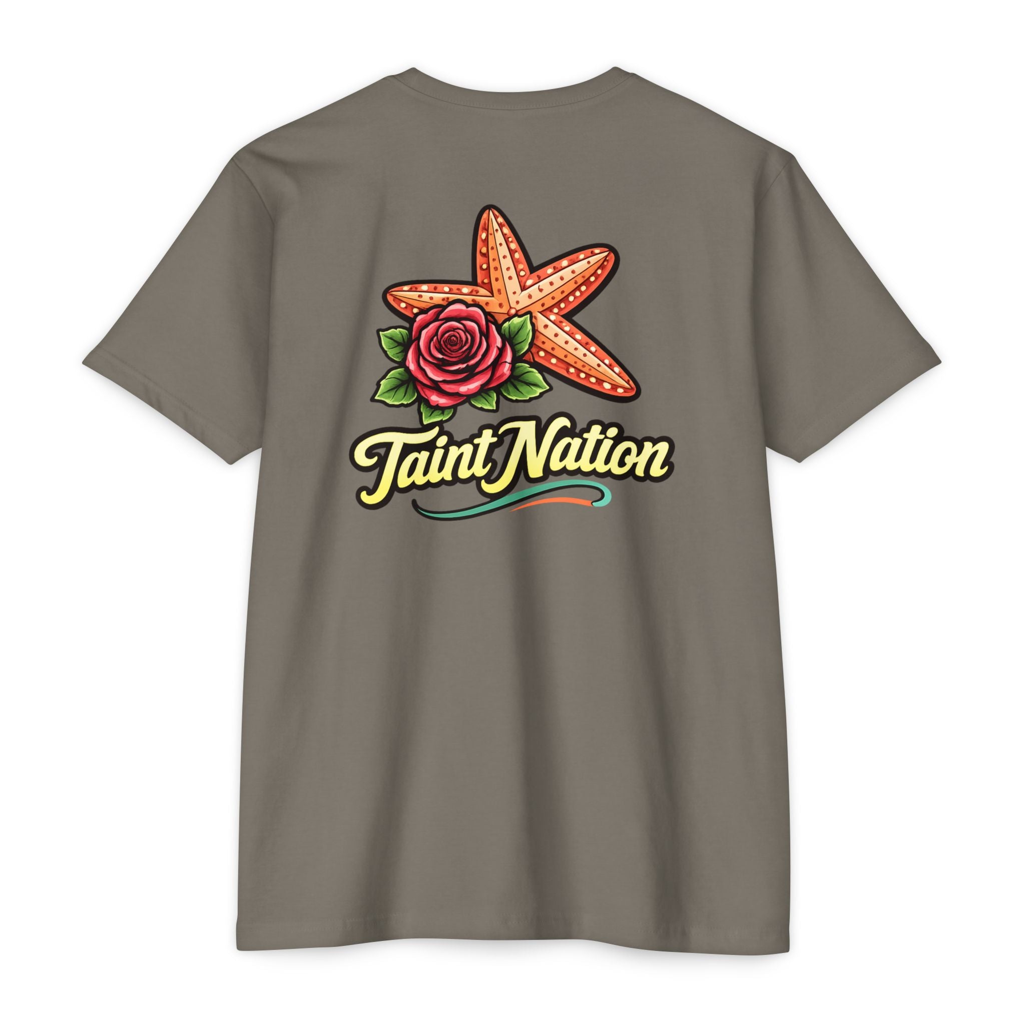 T-Shirt - 'Taint Nation' Starfish & Rose Graphic Tee