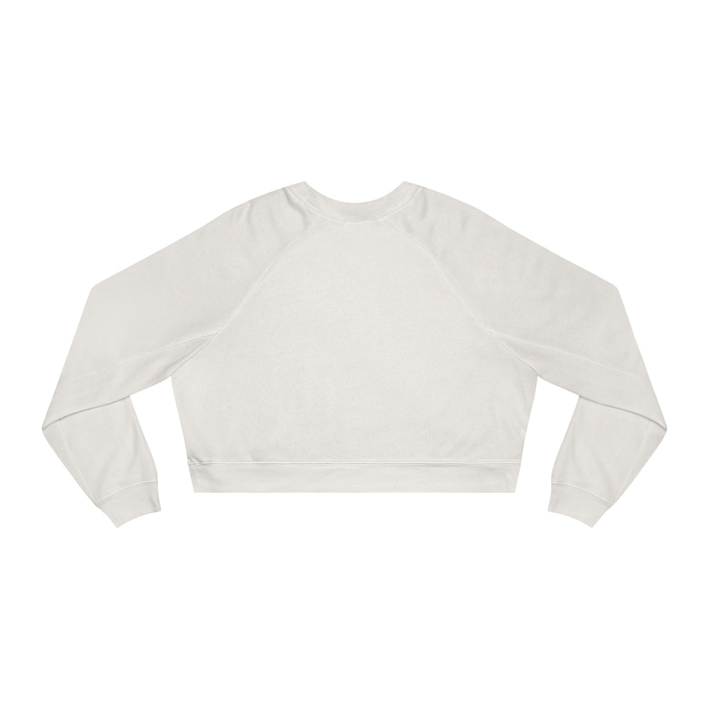 Cropped Pullover — 'Bad Decisions Co.' Retro Script Cropped Fleece