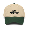 Bad Decisions Co. Washed Baseball Cap — Vintage Script Dad Hat